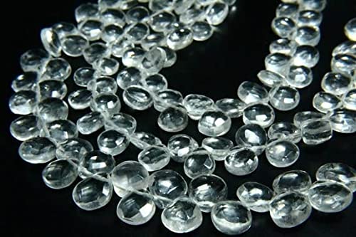 Perles cœur cristal naturel 6mm pour création bijoux artisanaux