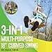 Swurfer Swift - Maple Wood Disc Swing for Kids Ages 4 and Up, Holds up to 150 Pounds - Includes 18