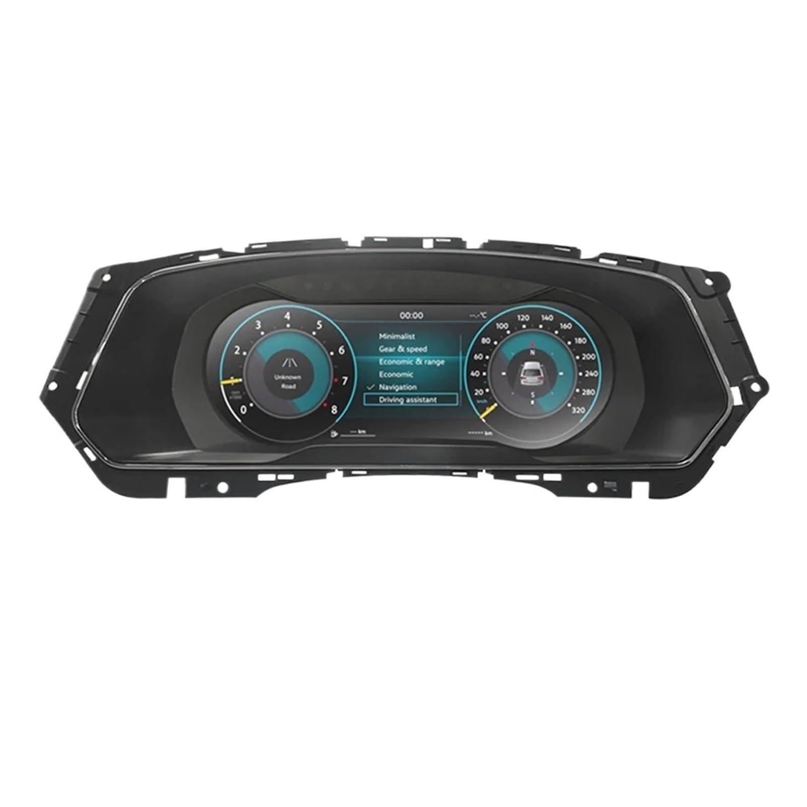 EGUIAS Car Digital Speedometer 12.3 Inch LCD Digital Cluster Dashboard Fit For Volkswagen Fit For Tiguan L 2014-2018 Years Instrument Panel Cockpit