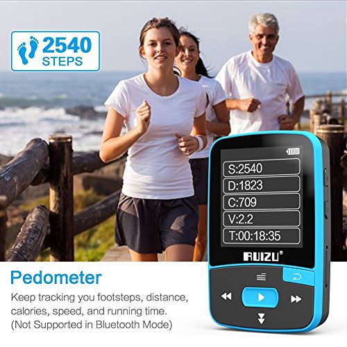 RUIZU X50 Bluetooth 4.1 Mp3 Player, Portable Clip Sport Mp3 Music