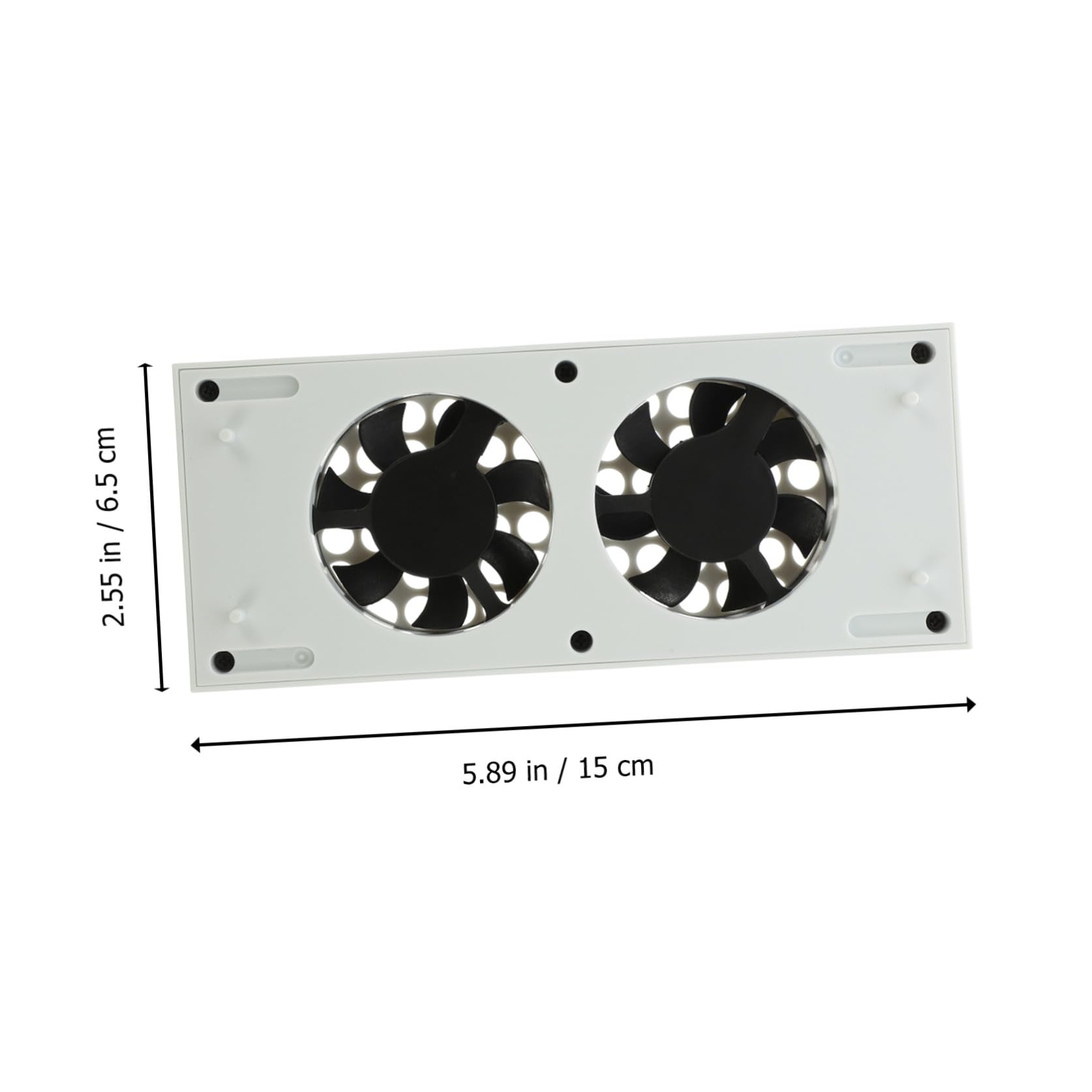 Angoily Soporte para Ventilador de Refrigeración con Base de Abs y Ventiladores de Refrigeración de 3 Niveles Ajustables, Adecuado para Celebracion Verano y Disipación de Calor