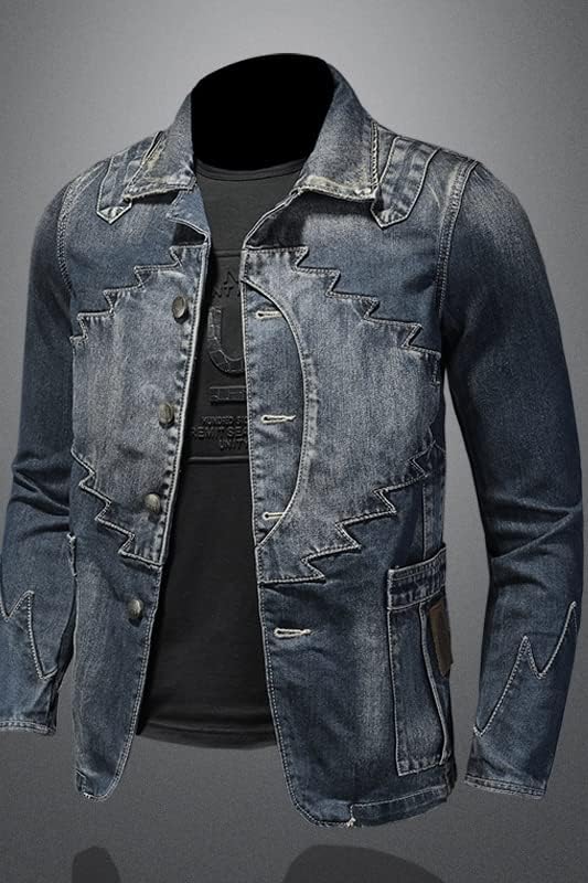 Spring Autumn Denim Jacet Men Slim Fit And Retro Clothing Jackets Unisex Women Jean Coats