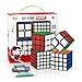 Produktbild ROXENDA Zauberwürfel Set, Speed Cube Set mit 2x2 3x3 4x4 5x5 Zauberwürfel mit Geschenkbox, Geheimes Tutorial für Speed Cube (Sticker Cube)