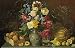 YANCONG Puzzle 1000 Pièces, Fleurs Et Fruits sur Table • Nature Morte Classique Puzzle en Bois 70X50Cm