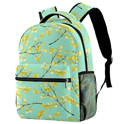 Sac à dos de voyage oiseaux peints pour le campus des ados