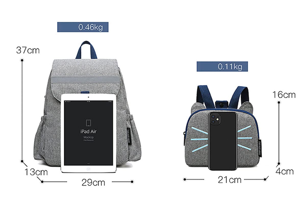 Borsa per Pannolini Portatile, Multifunzione Impermeabile Zaino Mamma Grande capacità Zaino Fasciatoio Neonato Fasciatoio Borsa per Viaggi, Campeggio,Shopping
