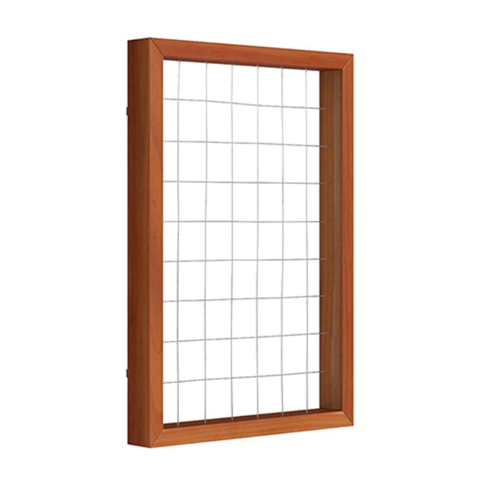 THE WHITE SHOP 11"(L) X 16"(W) Air Plant Frame Hanging Holder Display Hanger Wooden Shelf Wall Decor for House Plants, Succulent, Gifts for Plant Lovers