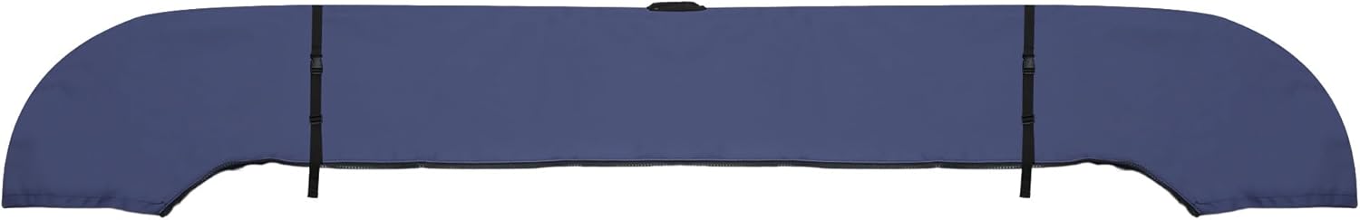 X AUTOHAUX Square Frame Bimini Top Storage Boot Cover with Stern Light Hole Boat Bimini Storage Bag with 2 Fixed Straps for 3 Bow 4 Bow 1 Set
