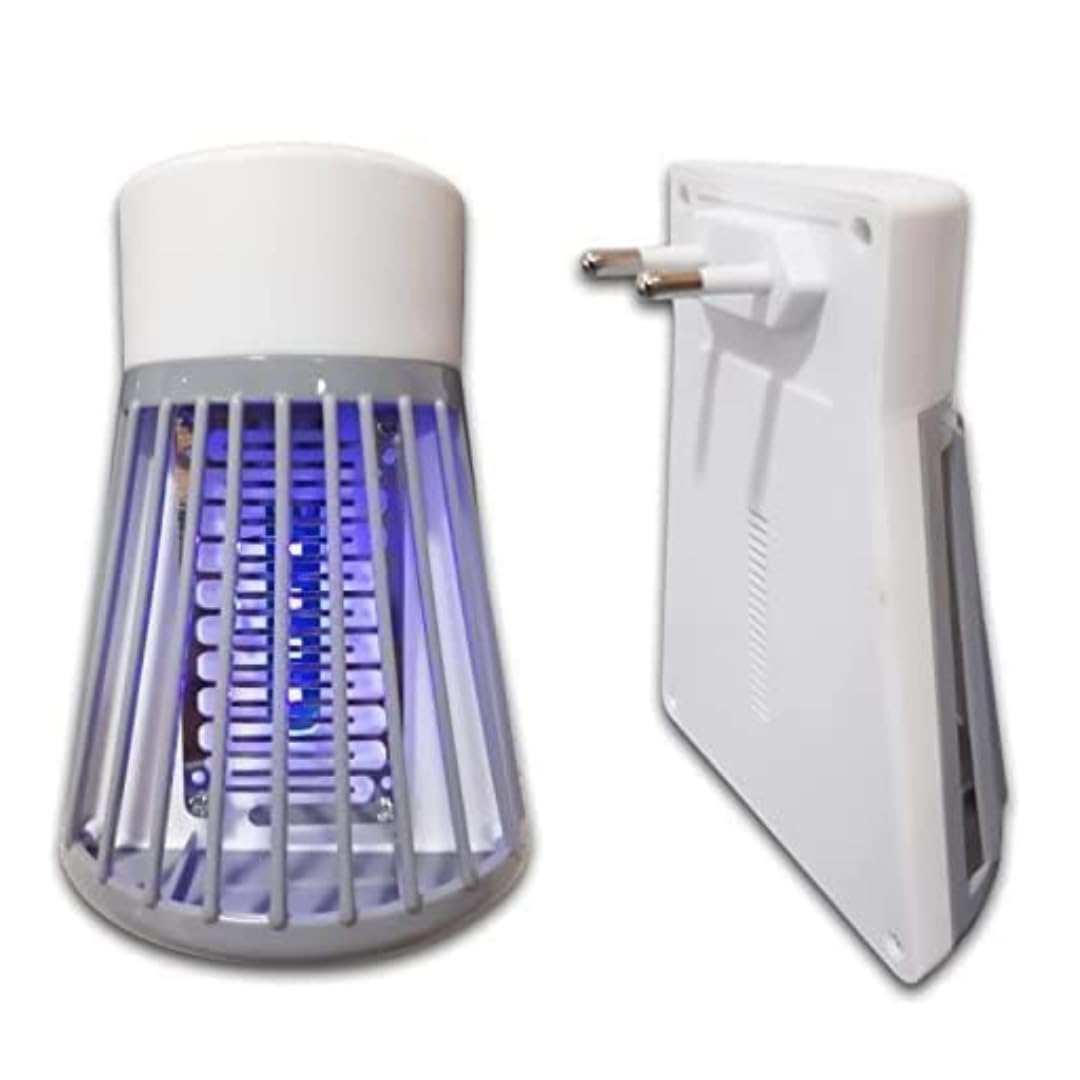 Electric Mosquito Killer Lamp, UV LED Bug Zapper, 360° Insect Trap, Wall Plug-in, Indoor Use, Mosquito Killer Night lamp, Multicolor-image-11