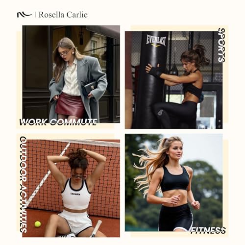 Rosella Carlie Sneakers for Women - Comfortable Casual Walking Tennis Shoes Non-Slip Shoes for Women - Lace-Up Fashion Sneakers Trendy Women's Footwear4