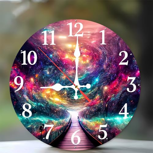 Horloge murale sans tic-tac 35 cm pour retrouver le sommeil