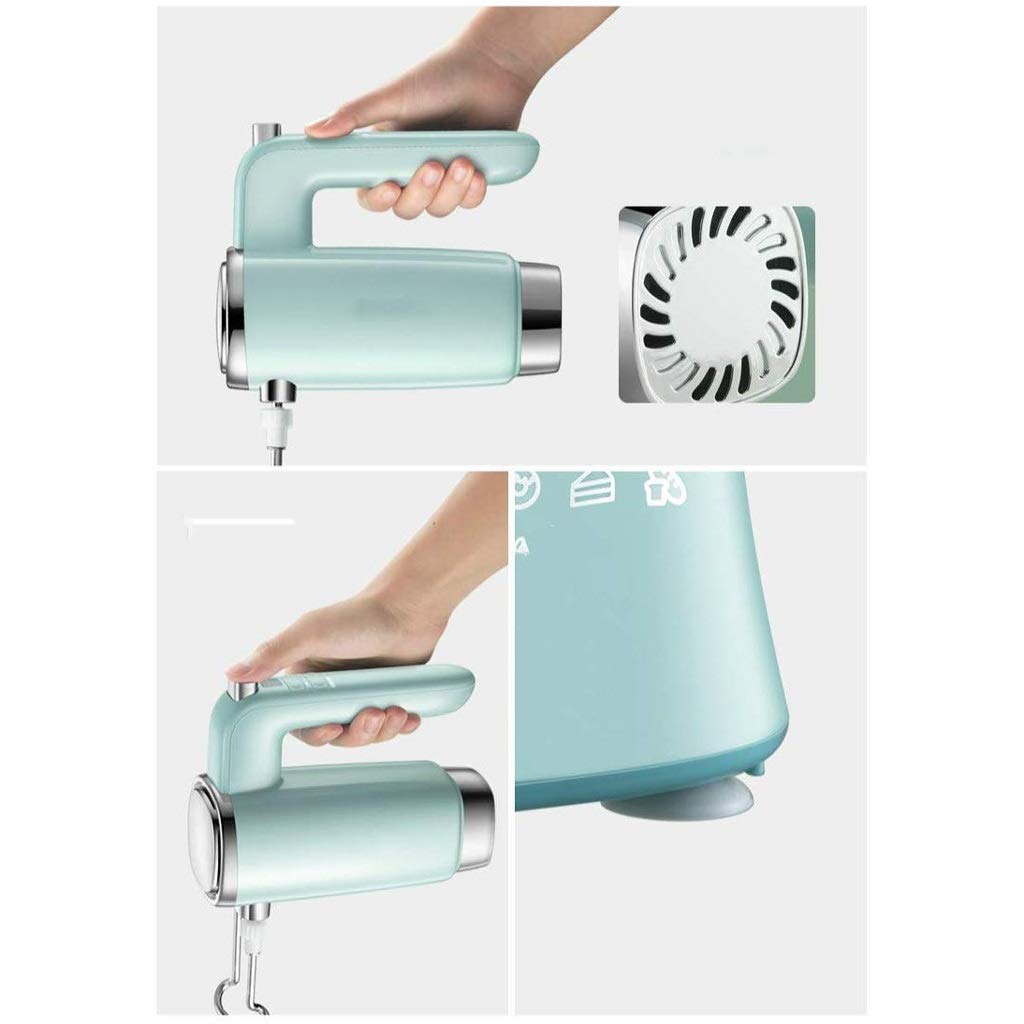 Batidora eléctrica con Base, Cabezal inclinable, Gancho para Masa, Accesorios para batidor Plano, Protector contra Salpicaduras