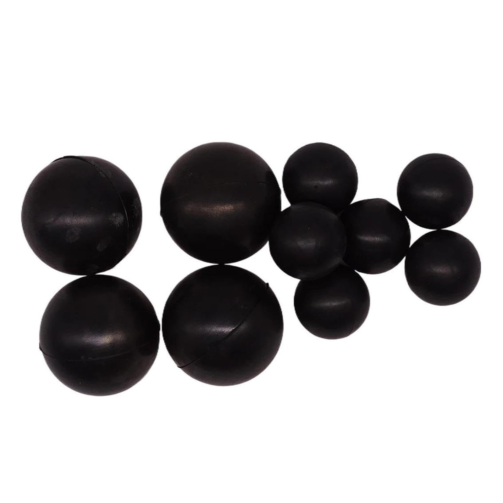 Schwarzer Vollgummiball for Industrie-DIY-Teile