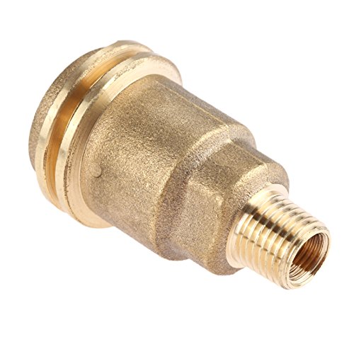 Male 5042 QCC1 Nut Propane Gas Fitting Hose Adapter 1/4 Male Pipe Thread