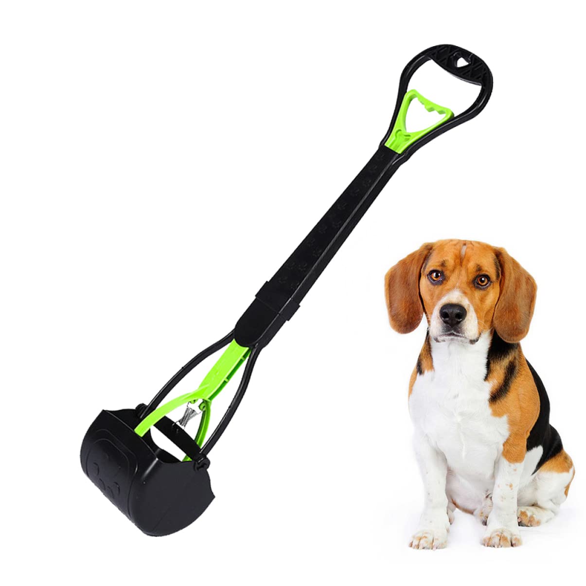 POPETPOP Paletta Raccogli Cani in Plastica Portatile per Escrementi di Piccoli Animali Domestici Adatta per Cani Cuccioli Gatti Interni Esterni