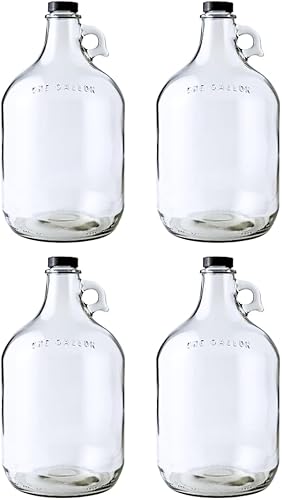 Miniatura 7 de Botella de cristal Home Brew Ohio incluye tapa polisello de 149 pulgadas con capacidad para 1 galón Transparente 1