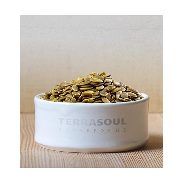 Terrasoul-Superfoods-Organic-Pumpkin-Seeds-2-Lbs-Premium-Quality-Fresh-Raw-Unsalted Terrasoul Superfoods Organic Pumpkin Seeds, 2 Lbs - Premium Quality, Shelled, Raw, Unsalted