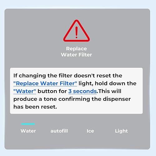 Miniatura 2 de Waterdrop Filtro de agua de repuesto para refrigerador GE RPWFE, RPWF (chip integrado), compatible con GFE28GYNFS, GFE28GELDS, PFE28KELDS,