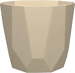 Vaso Cachepot Diamante 16 X 15 Cm Nude West