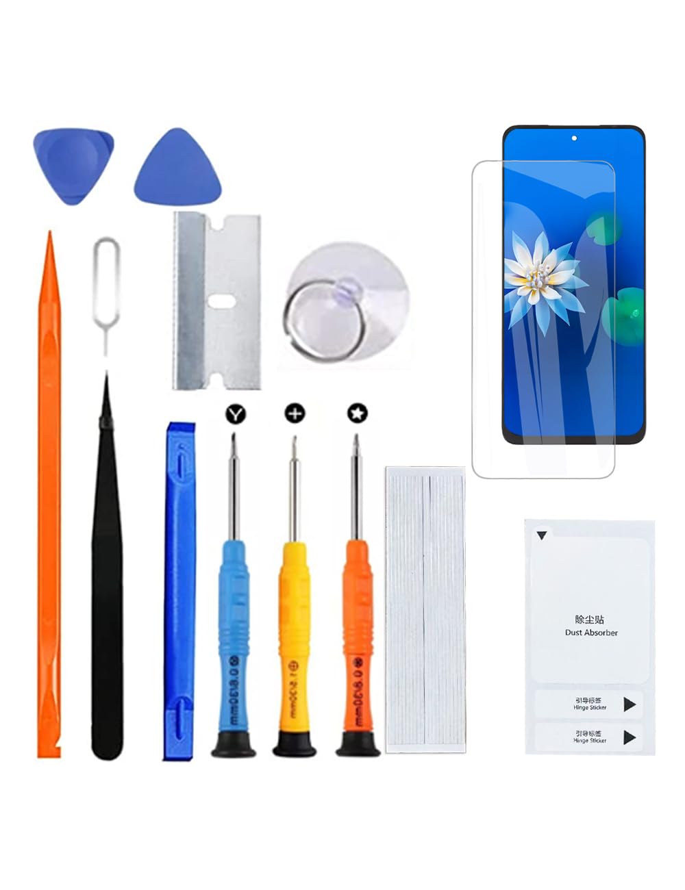 H&LYCYJ Pantalla para Redmi 10 2022 con Marco | Kit de herramientas de uso,IPS LCD，pantalla HD，pantalla de reemplazo,para modelos:21121119SG 22011119UY 21121119VL