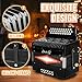 Accordion 31 Key 12 Bass Diatonic Push Pull G/C/F Tuning with Carrying Case Strap Gloves Cleaning Cloth for Adults Beginners Professionals (Black)