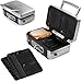 Produktbild 3in1 Waffeleisen, Sandwichmaker und Kontaktgrill Kombigerät mit Wechselplatten, starke 1000 Watt