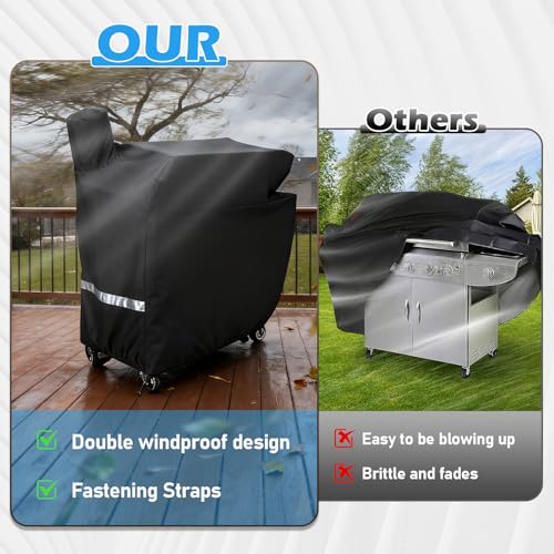 Image of Utheer Grill Cover for Recteq RT-1250 RT-700 RT-680, 600D Waterproof