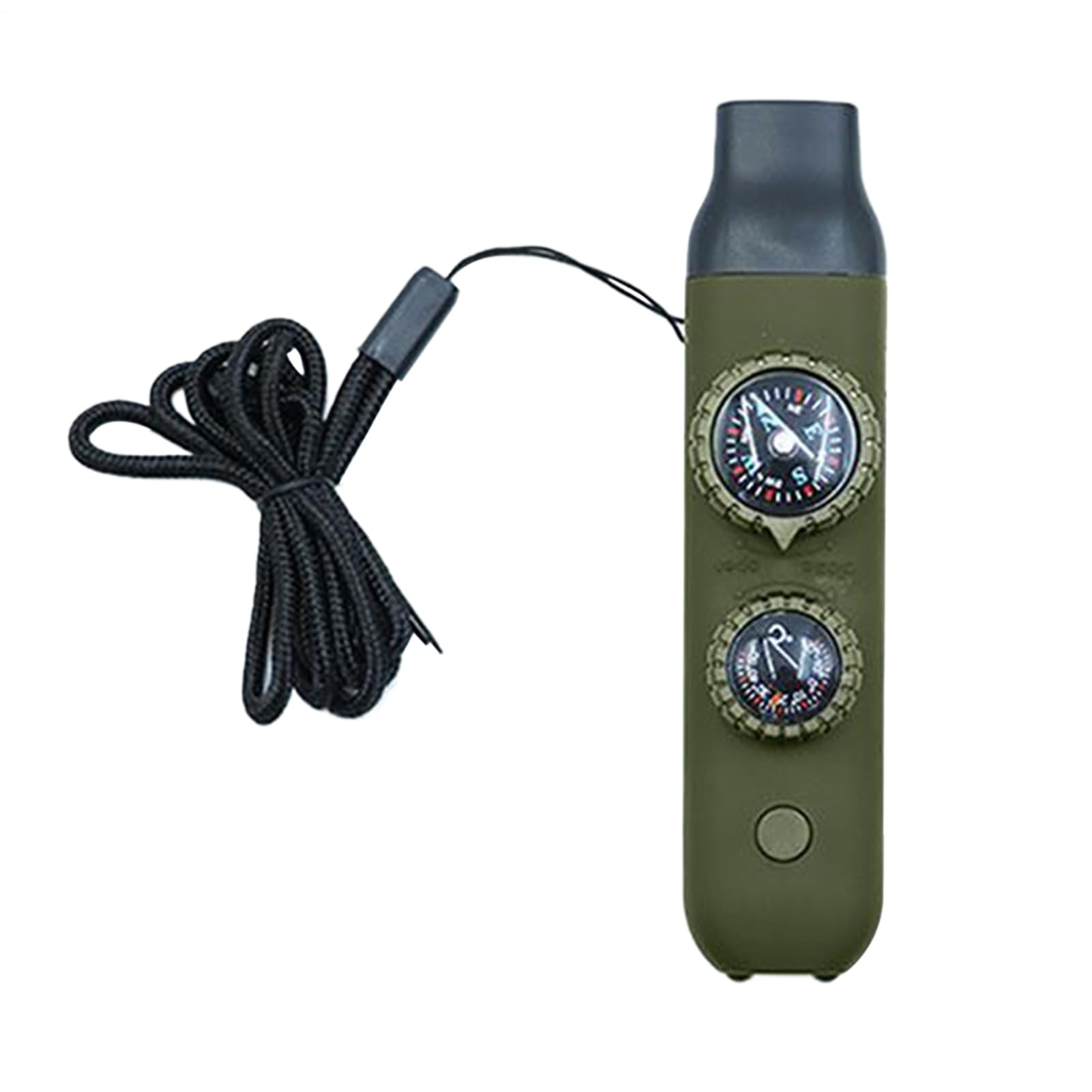 Survival Whistle with Compass 7-in-1 Outdoor Safety Gear