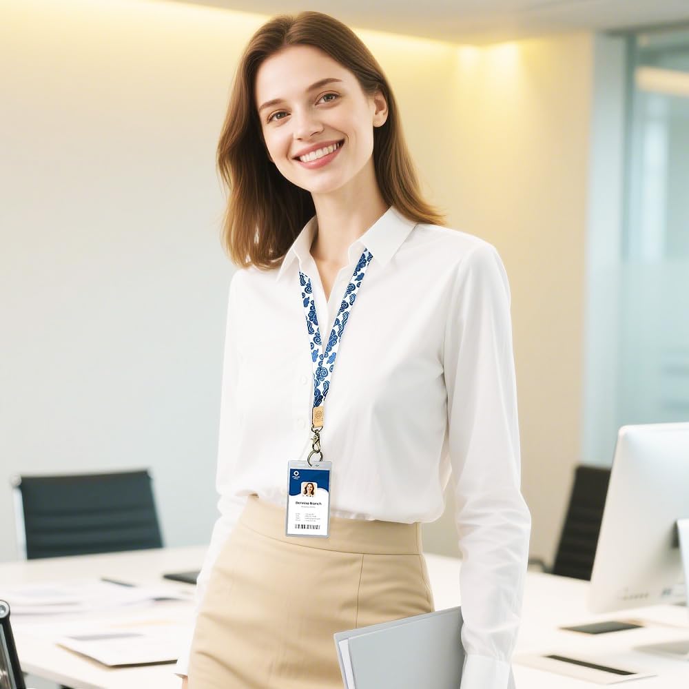 Lanyard for Keys, Cool Neck Strap Key Chain Holder, Long Lanyard for ID Badges Wallet - Image 8