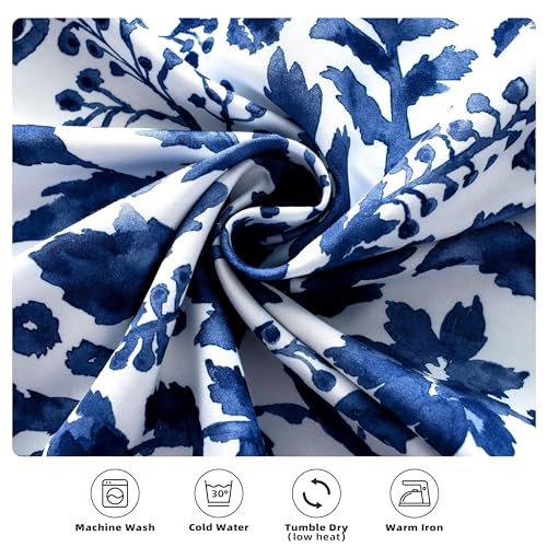 Driftaway 810063211714 Julia Watercolor Blooming Flower Floral Tie Up Curtain Thermal Insulated Blackout Window Adjustable Balloon Curtain Shade thumb #7