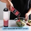 6 Pcs Condiment Squeeze Bottles for Sauces 16 Oz Inverted Ketchup Bottles Squeeze Plastic Mustard Dispenser Refillable Tip Large Valve Squirt Bottles for Liquids Reusable Kitchen Condiment Container