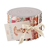 100% Baumwolle Tilda Kohl Rose Stoff Rolle, 100% Baumwolle, Mehrfarbig, 6 x 110 cm, 24