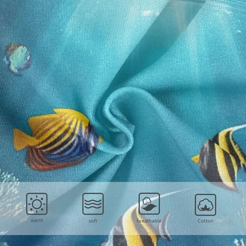 Underwater Colorful Fish Bright Panties Little Girl Girls Underwear Toddler Cotton Pattern Briefs Undies Kids 2t3