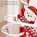 Christmas Santa Climbing Stairs Slide Toys,Santa Claus Roller Coaster Fun, Musical Snowman Ski Slope with LED Light and Music, Automatic Stair LED Music Motion Playset, New Year's Gifts for Kids