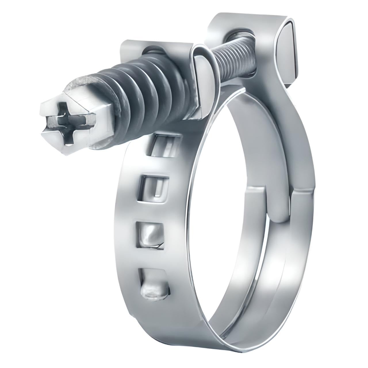 OCS Parts - Oetiker 17800173 Self-Tensioning Stepless Screw Clamps | 26 mm - 31 mm | 0.35-Inch Band Width (10)