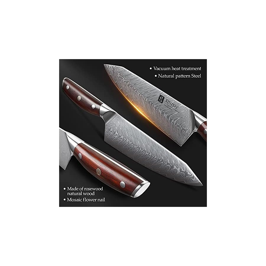 Kitchen-Knife-Sets-6PCS-Kitchen-Knives-Set-VG10-Damascus-Steel-Damascus-Knife-Cooking-Tool-Kitchen-Knives-Rosewood-Handle-MAYiT2855 Kitchen Knife Sets, 6PCS Kitchen Knives Set VG10 Damascus Steel Damascus Knife Cooking Tool Kitchen Knives Rosewood Handle, MAYiT2855