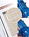 O-Ring Gauge Make Work Smart, Telescoping O Ring Sizing Plastic Gauge, Slide Style National Type, for Measuring O Rings Inner Diameter, OD, Thickness Gauge Blue