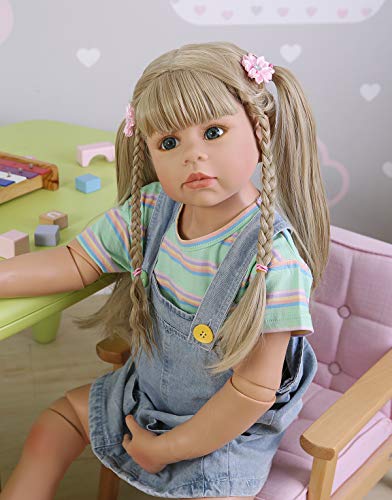Muñeca Reborn Toddler Realista 39 Pulgadas Vinilo Dura miniatura 3