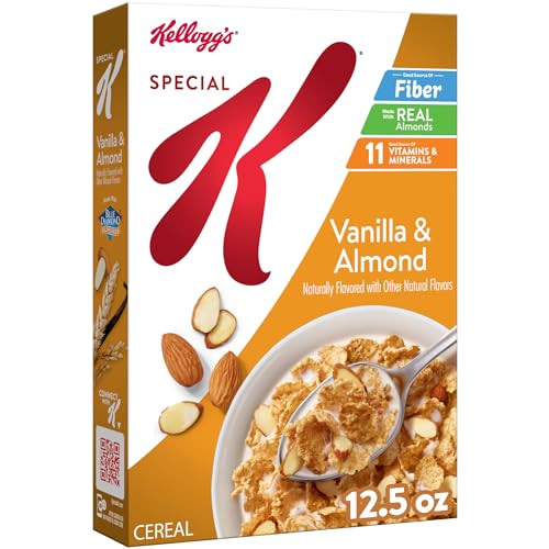 Kellogg's Special K Breakfast Cereal, Fiber Cereal, Family Breakfast, Vanilla