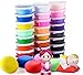 Price comparison product image iFergoo Air Dry Clay, 24 Colors Ultra Light Modeling Clay, Magic Clay DIY Starter Molding Clay for Boys & Girls Gift