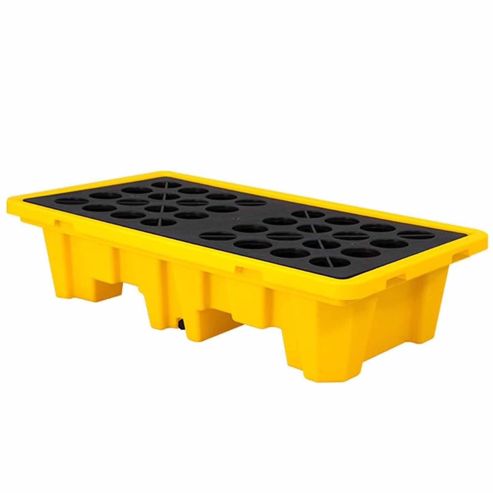 GYEQXKT Spill Containment Pallet for Oil Drum Storage with Drain and Anti-Slip Platform