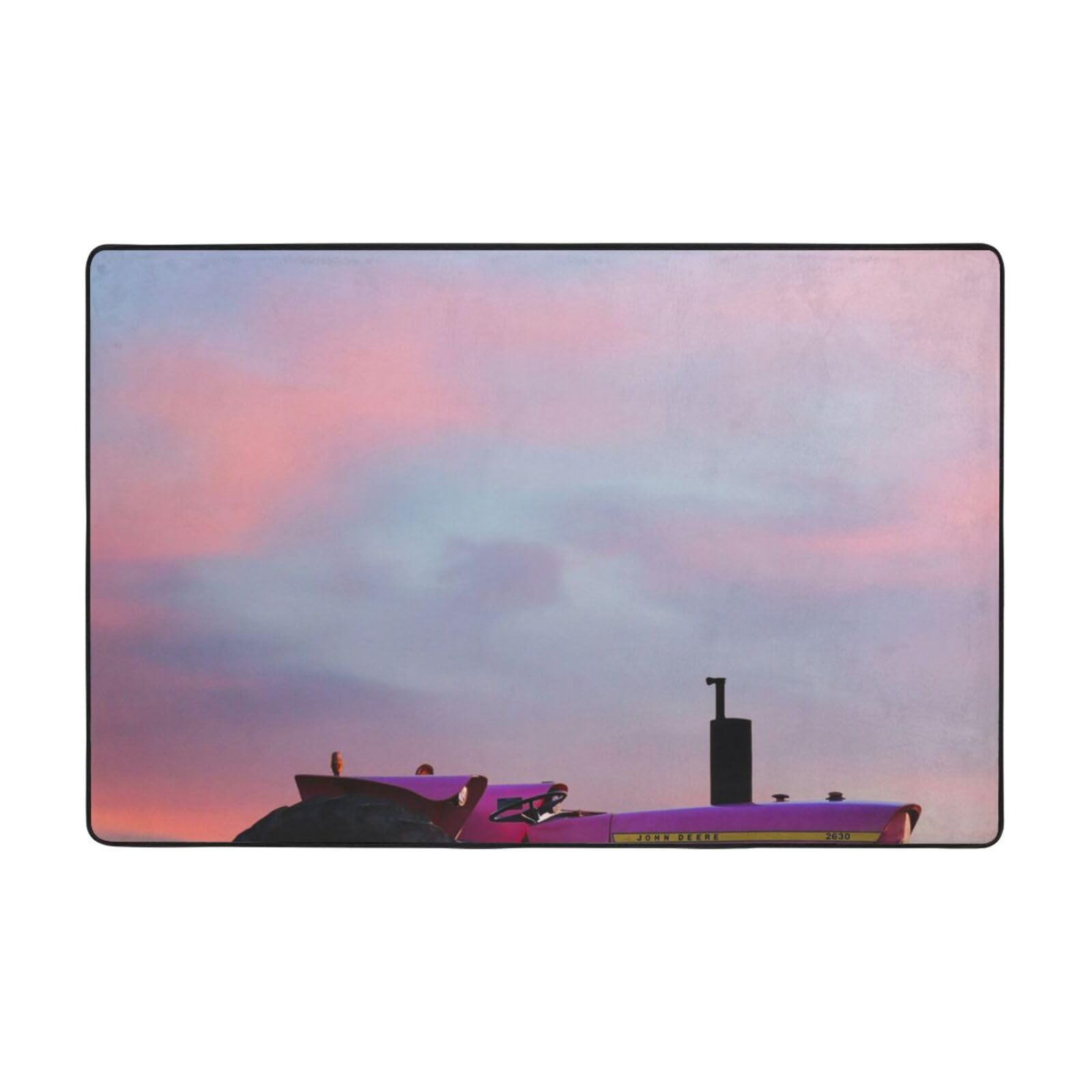 Tapis de sol lavable tracteur pour un salon et chevet chaleureux