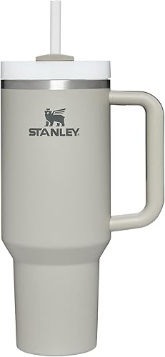 Stanley Quencher H2.0 FlowState - Vaso aislado al vacío de acero inoxidable con tapa y popote para agua, té helado o café