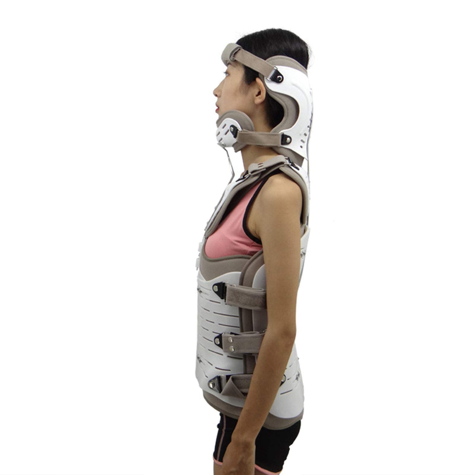 Orthosi Cervical Thoracic Halo Brace, adiacente ortosi Toracica cervicale Testa Testa Testa del Torace Fisso Braccia Fisso Dispositivo di trazione Toracica cervicale per Uomini e Donne