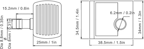 Miniatura 3 de Mini bomba sumergible, 5 V USB DC sumergible ultra silenciosa sin escobillas acuario fuente de peces para pecesfuentes de mascotas