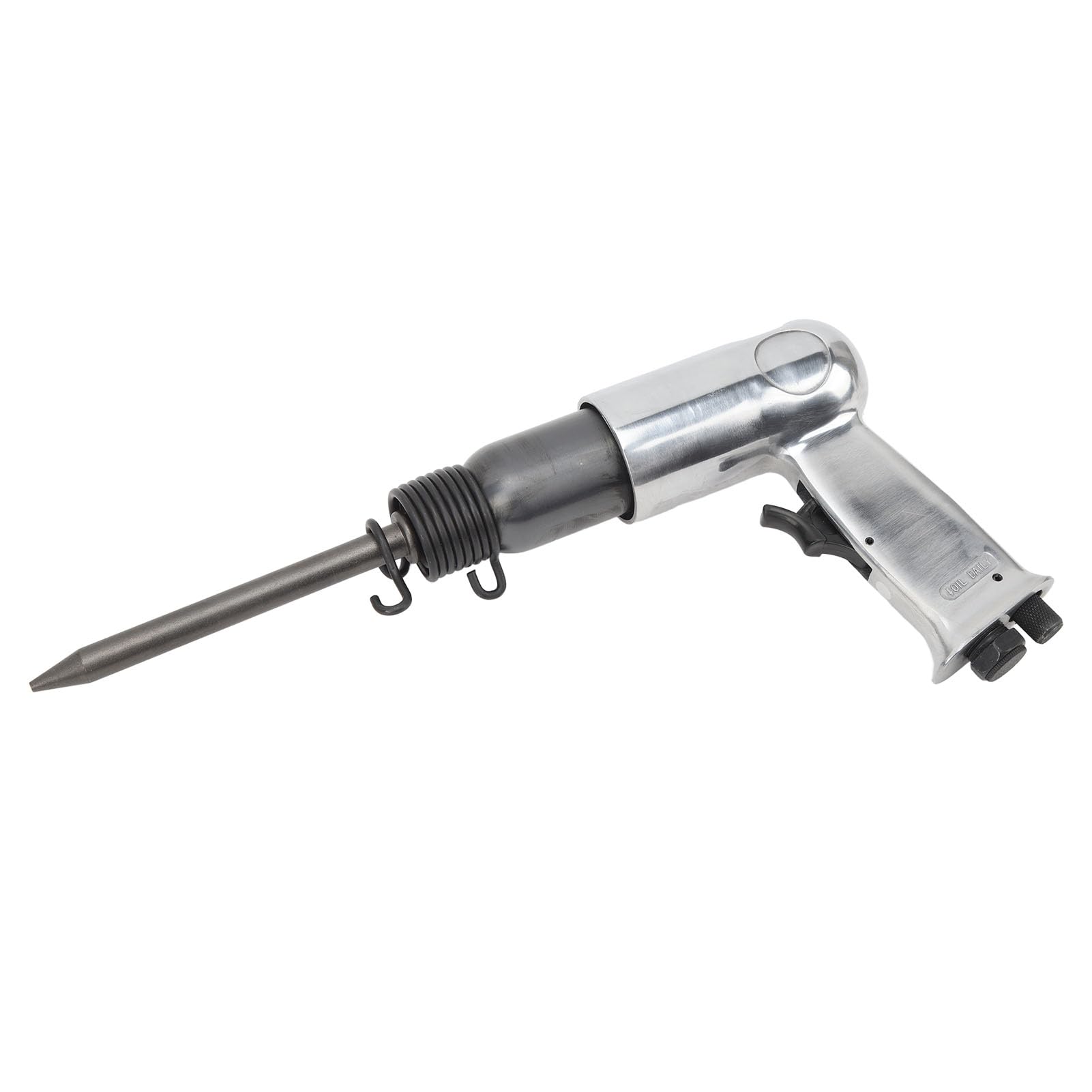 Dioche Zestaw wierteł Power Duty Hammer Kit, Pneumatyczna Wiertarka Dłutowa do Naprawy Samochodów i Usuwania Klocków Hamulcowych, Wielofunkcyjna z 5 Wiertłami i Designem (Średnia lufa 190 mm)