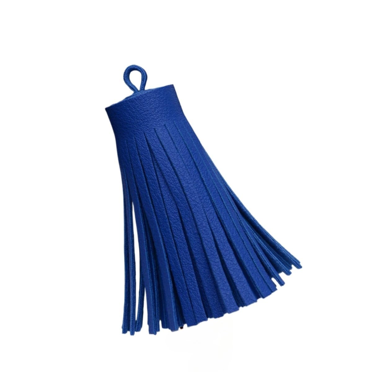 ROCKPOEM 12pcs Short Leather Tassels for Keychains and DIY Jewelry Making, Elegant Tassel Charms for Crafts and Bookmarks, Fat Leather Tassel Findings for Souvenir Accessories