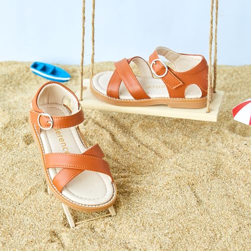 Image of Kiderence Toddler Girls Sandals Little Girls Kids Summer Shoes Toddler Sandals