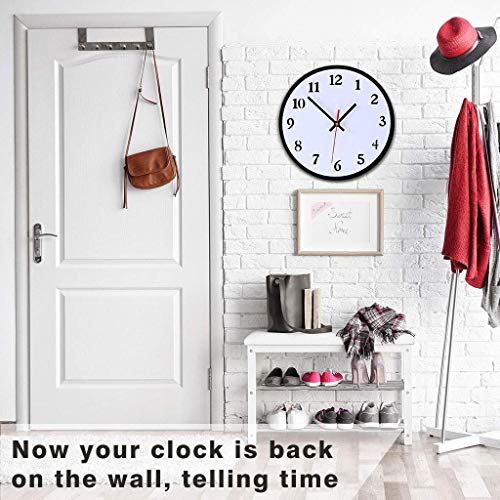 Emoon High Torque Clock Movement Mechanism With 3 Pairs Of Hands, Silent Sweep Quartz Clock Motor Kit For Clock Repair Diy Replacement #TOP1