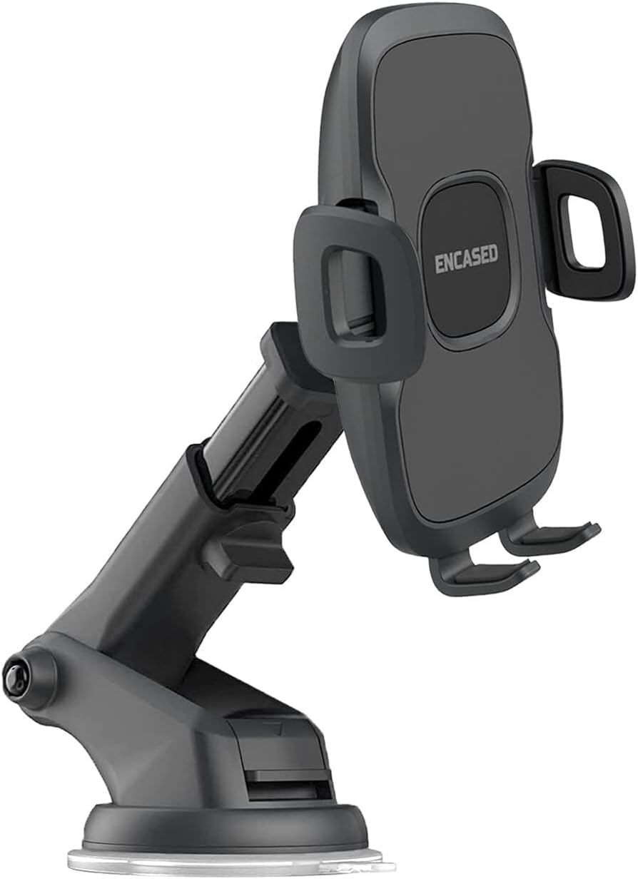 Encased Phone Holder Car Mount for Samsung Galaxy S23 Ultra / S23 Plus / S22 Ultra (Windshield and Dash Mountable) Compatible with Note 10 / 20 Ultra